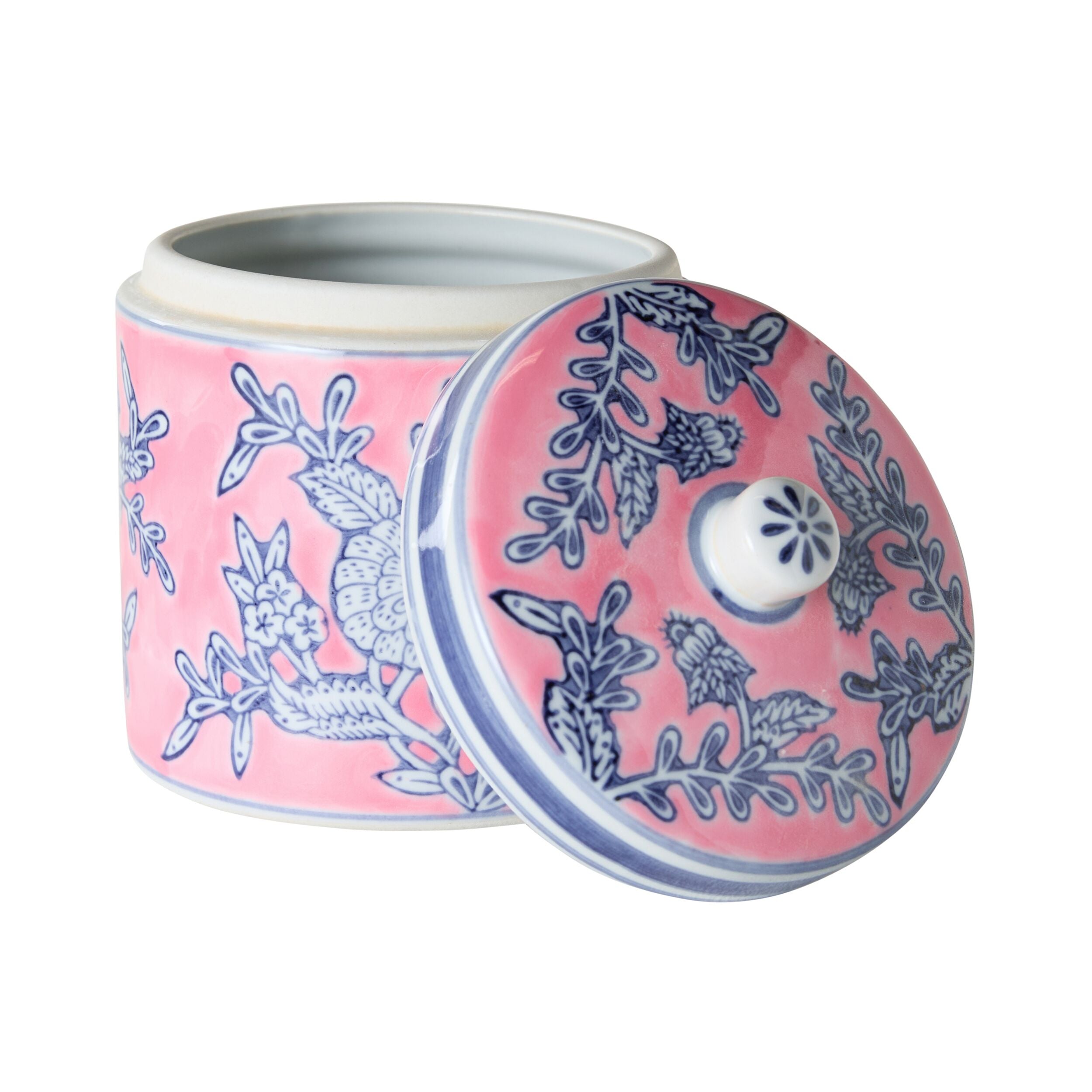 Celadon Botanic Blush Jar
