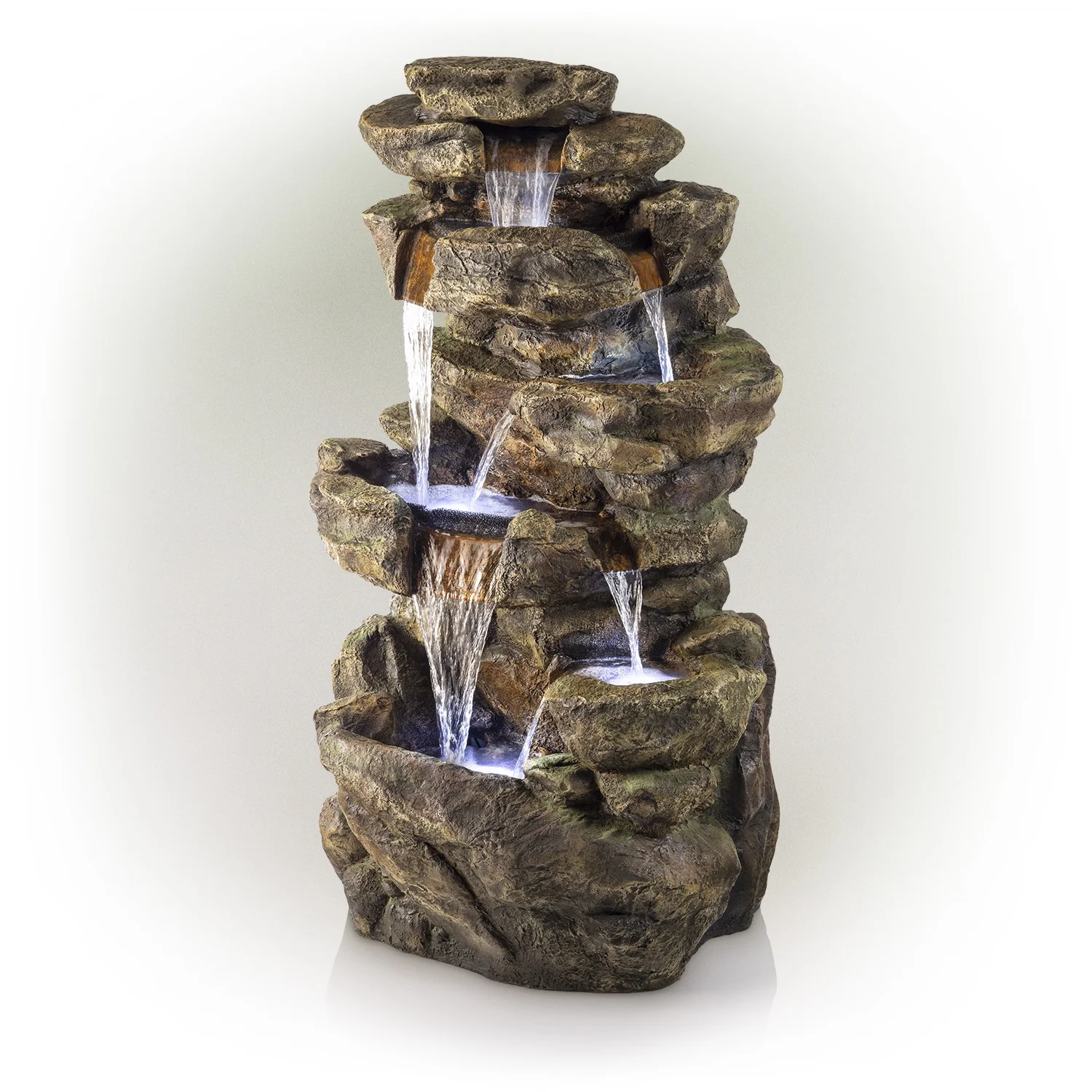 6-Tier Amazonian Water Fountain with LED Lights - Image 5