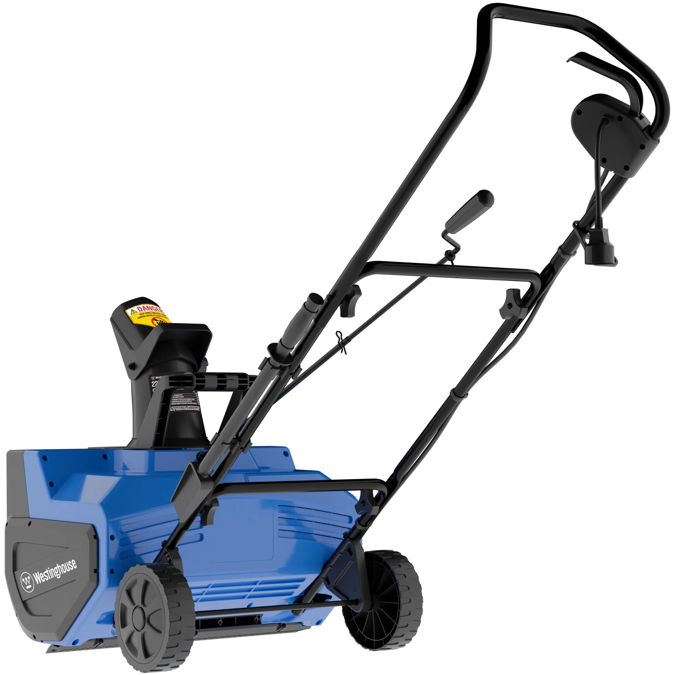 WSnow22 Corded Snow Blower 22 Inch, Steel Auger, Dual LED Lights, Electric Snow Blower with 25ft Throwing Distance, Plows 840lbs/min, Adjustable Chute - Image 9
