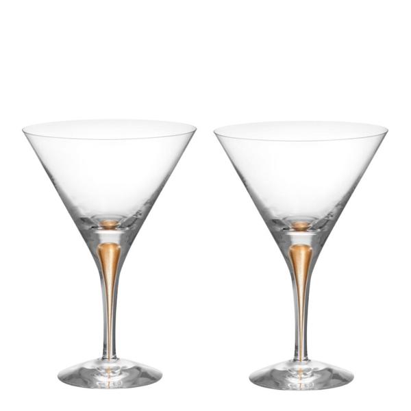 Intermezzo martiniglass 25 cl 2 stk gull