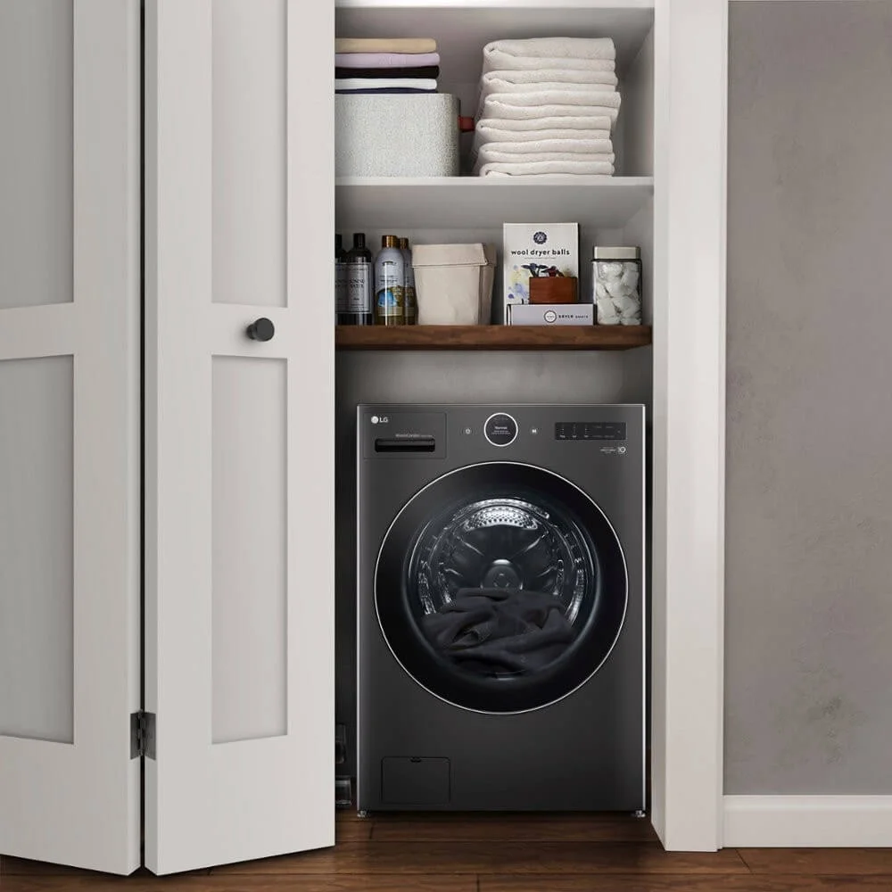 5 Cu. Ft. Black Steel Electric All-in-One Washer Dryer Combo(Black Steel) - Image 4