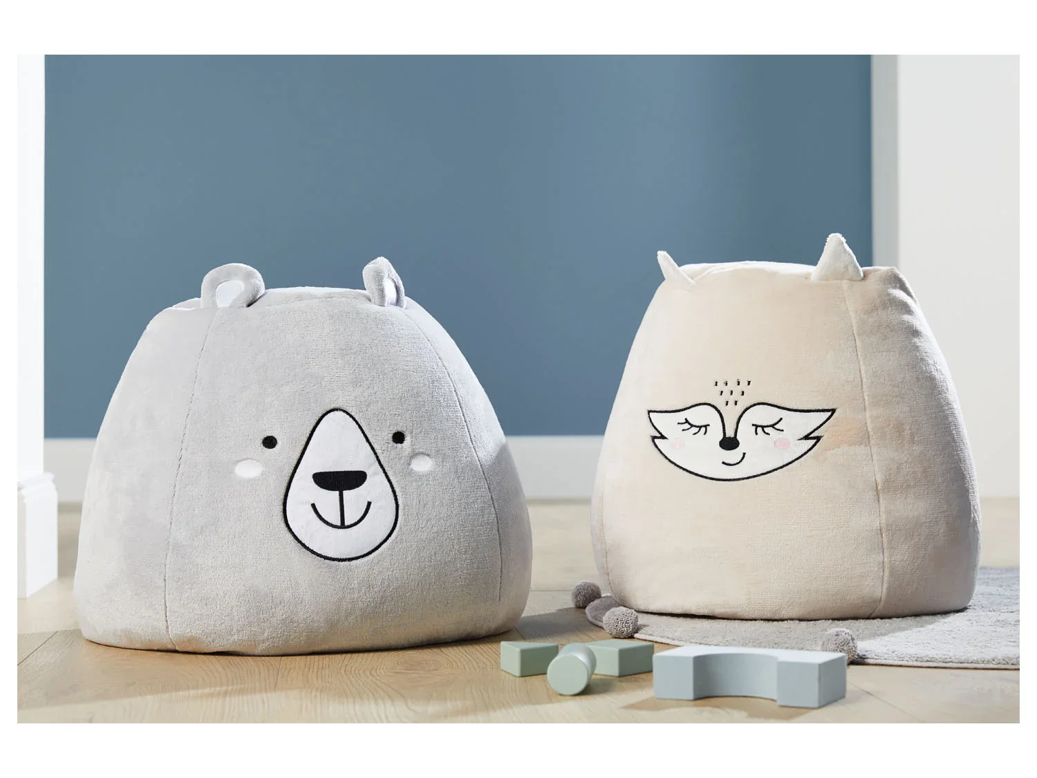 LIVARNO home Pouf pour enfants, 40 x 40 cm