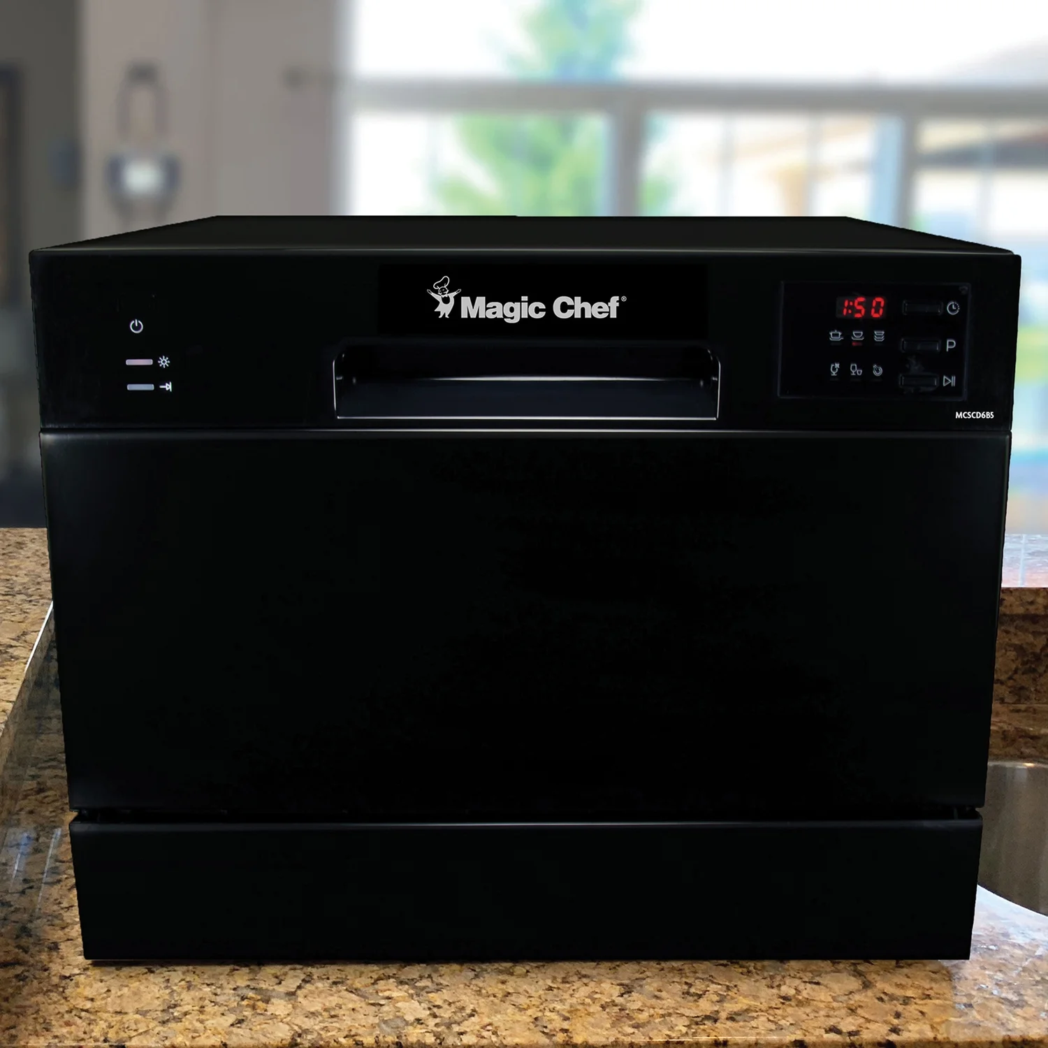 Energy Star 6-Place Setting Countertop Dishwasher (Model MCSCD6W5) Fits under cabinetry as it sits 17.2" Tall(White) - Image 10