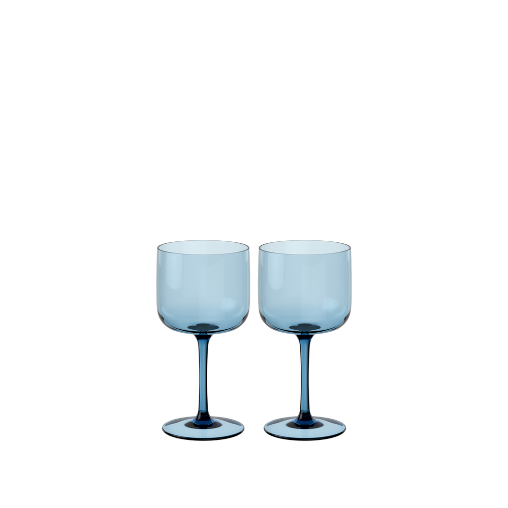 Like Glass Wine glass - Blue, 6.8 oz, crystal glass