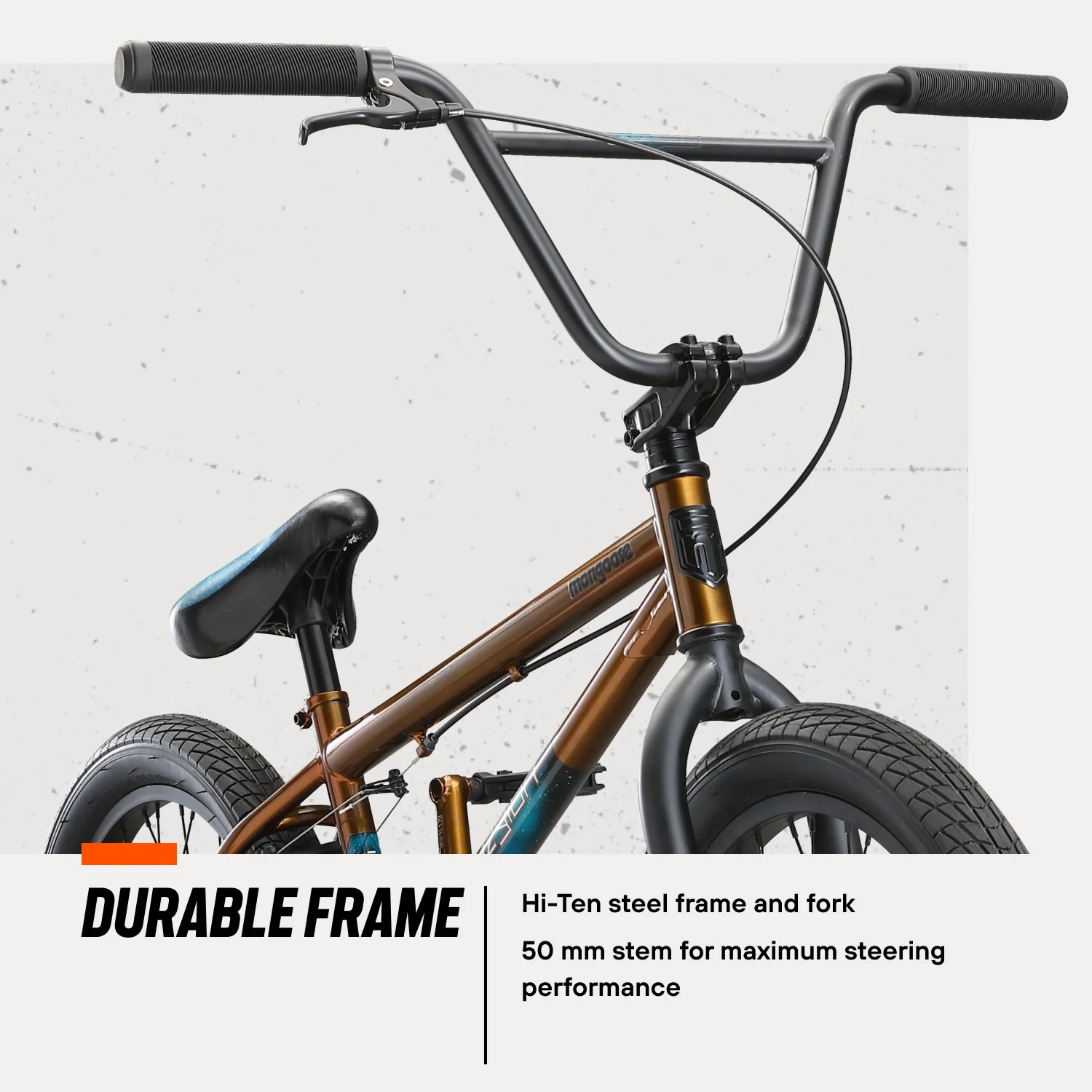 Legion L40 Freestyle BMX Bike, 20" Wheels, Ages 8 and up, Copper - Image 3