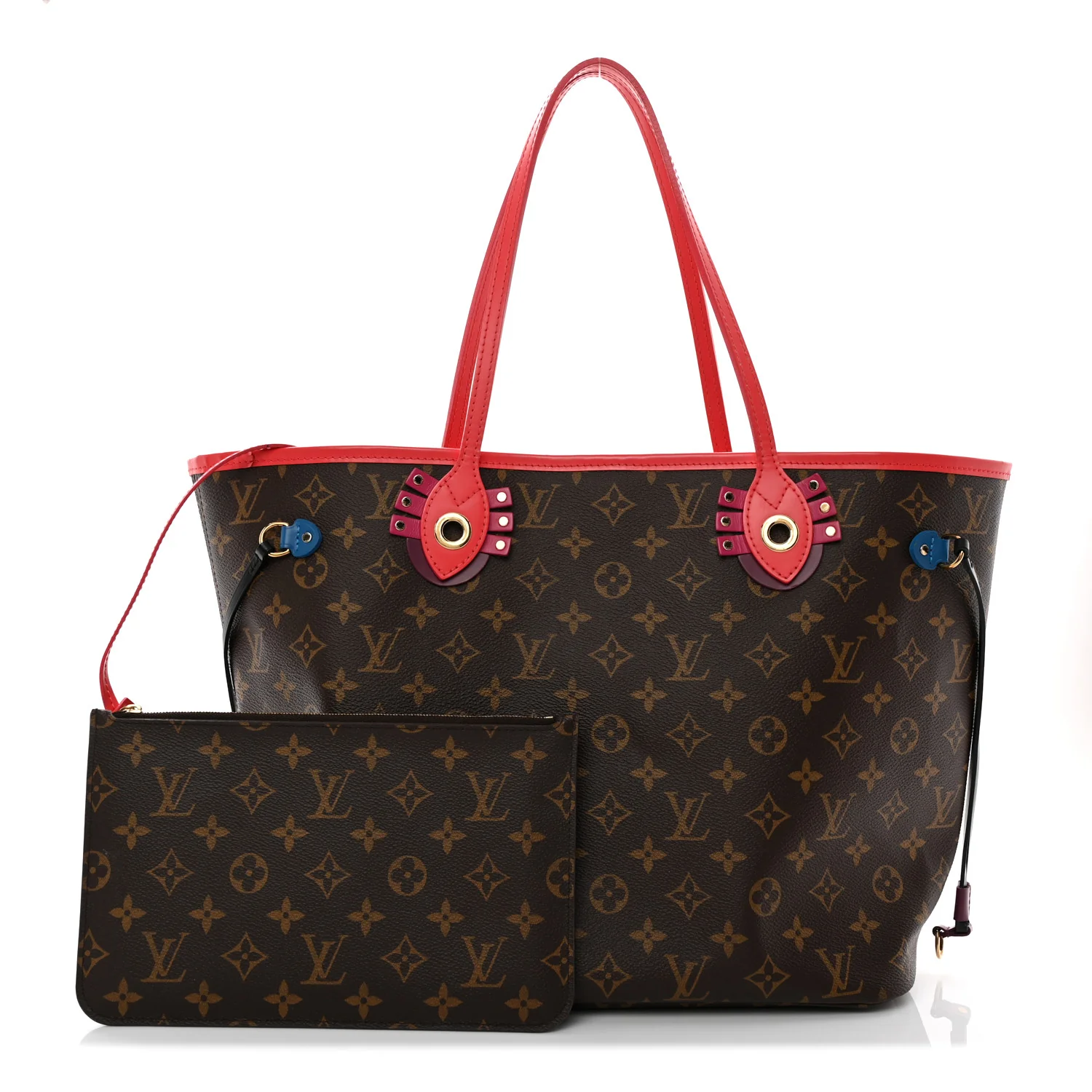 Monogram Totem Neo Neverfull MM Flamingo