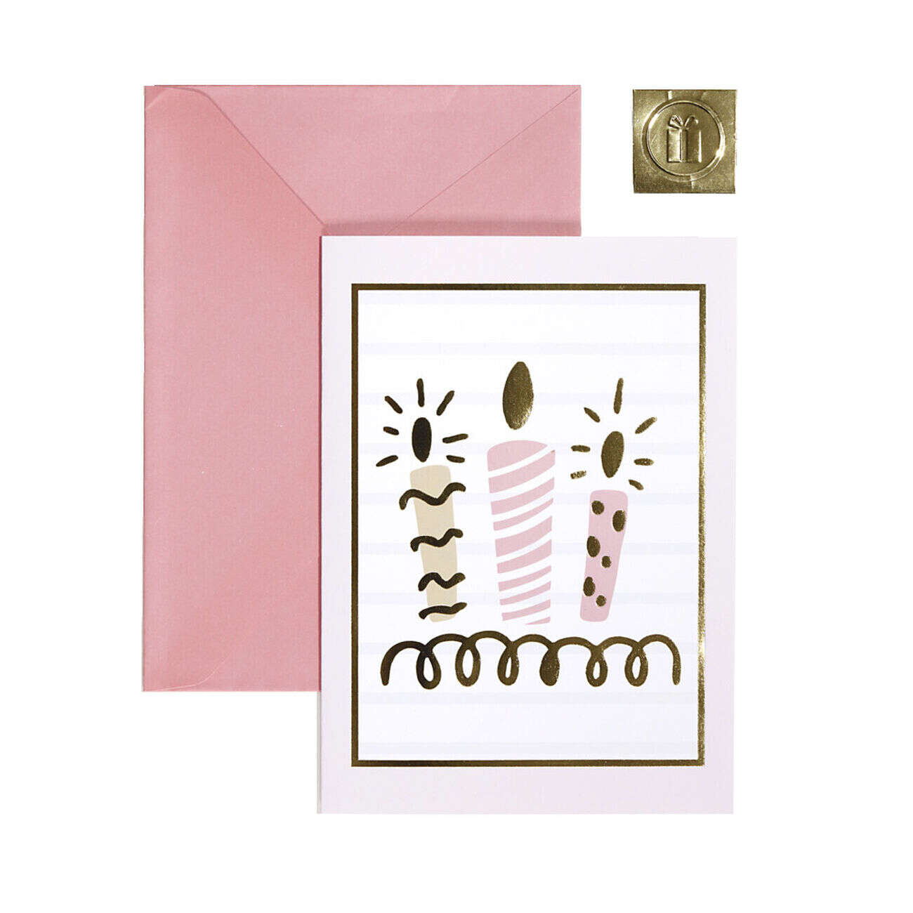 Carte de voeux avec enveloppe 13,3x18,3cm