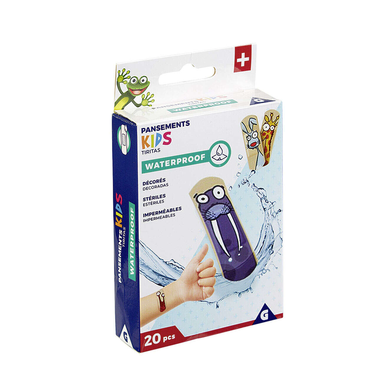 Pansement enfant imperméable décoré x20