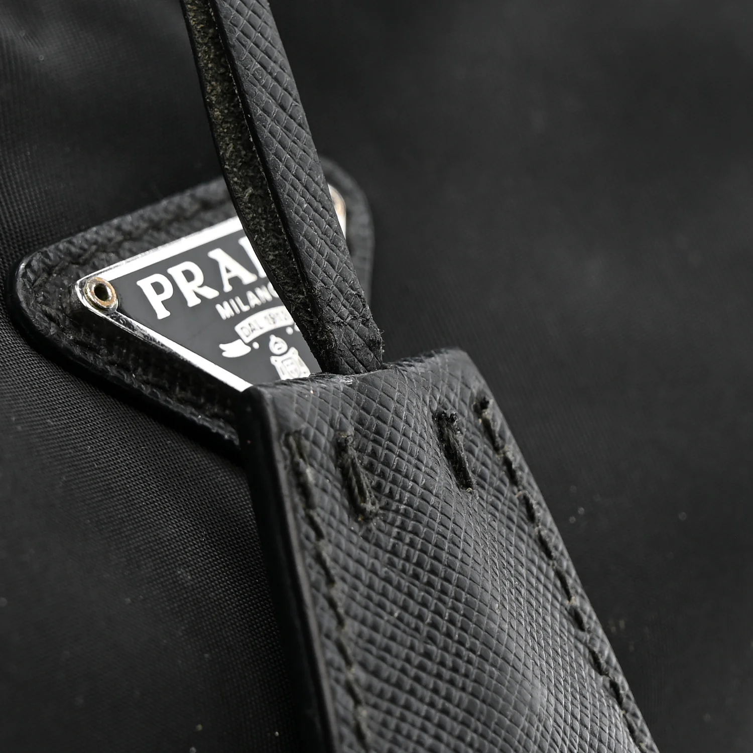 Tessuto Nylon Mini Re-Edition 2000 Bag Black