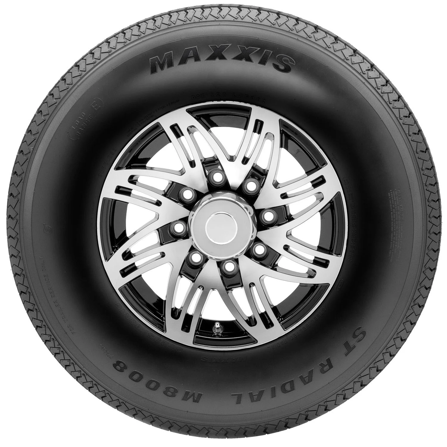 Set of 2 Maxxis M8008 Plus 205/75R15 107/102N D Tires
