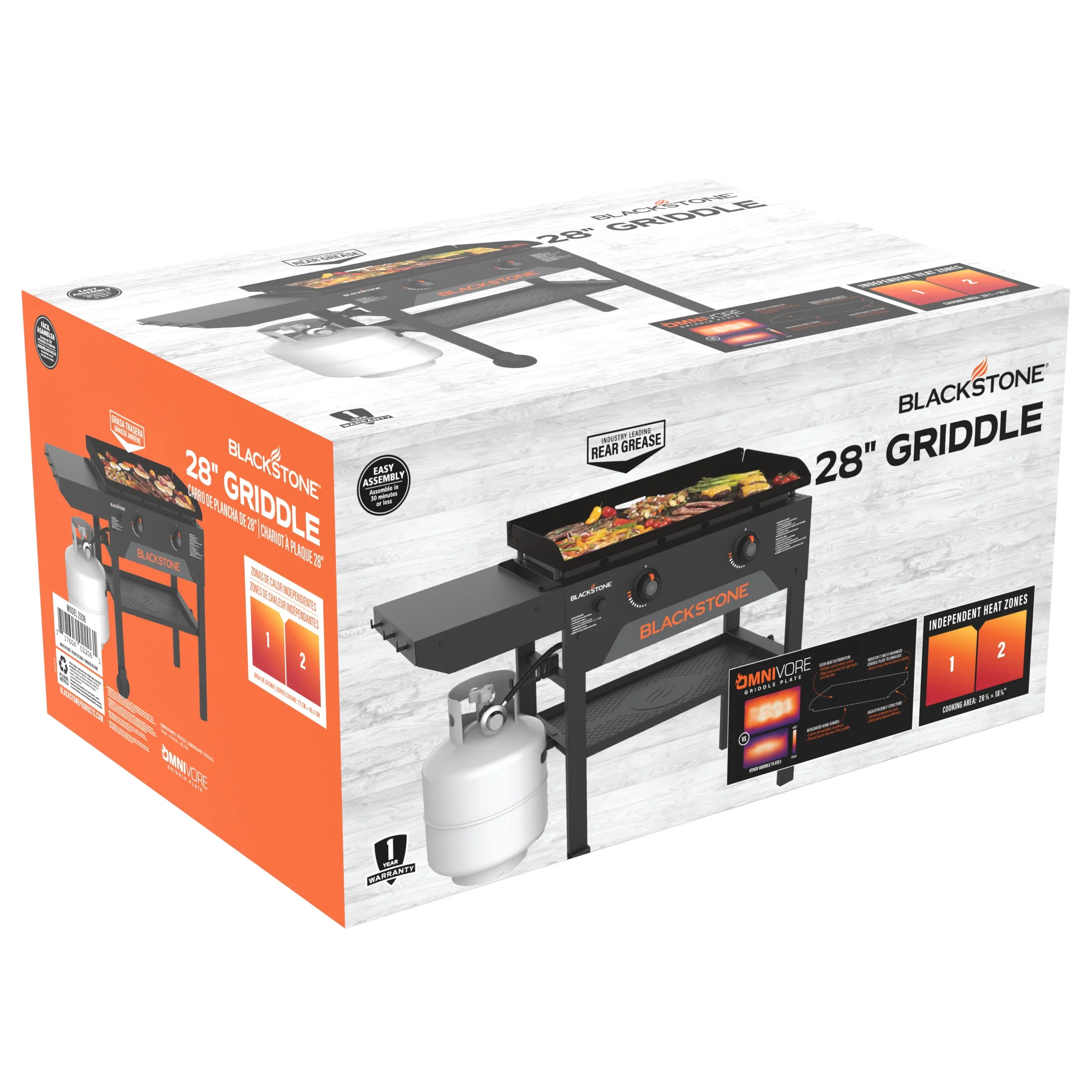 Original 2-Burner 28�� Propane Omnivore Griddle(28" without Hood/Hard Cover) - Image 4