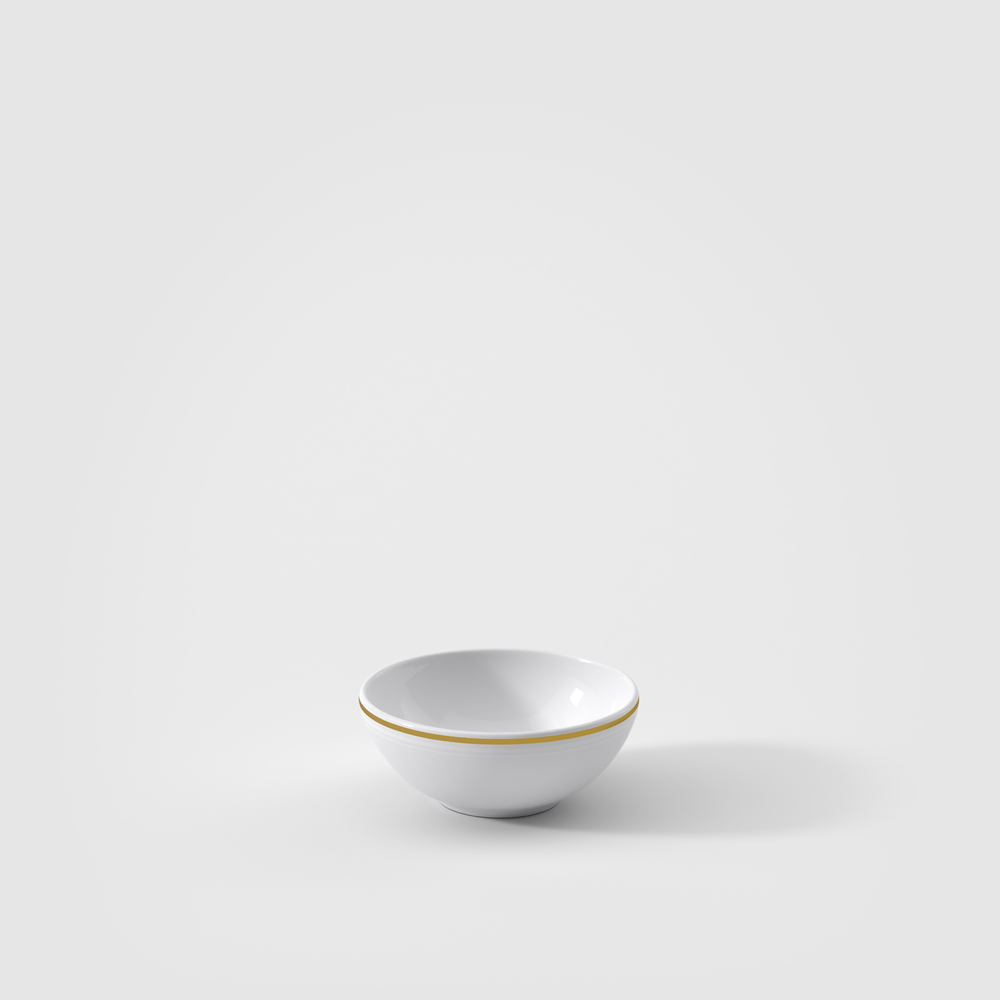 Chateau Septfontaines Dipping bowl - White, 0.7 oz, Premium Bone Porcelain