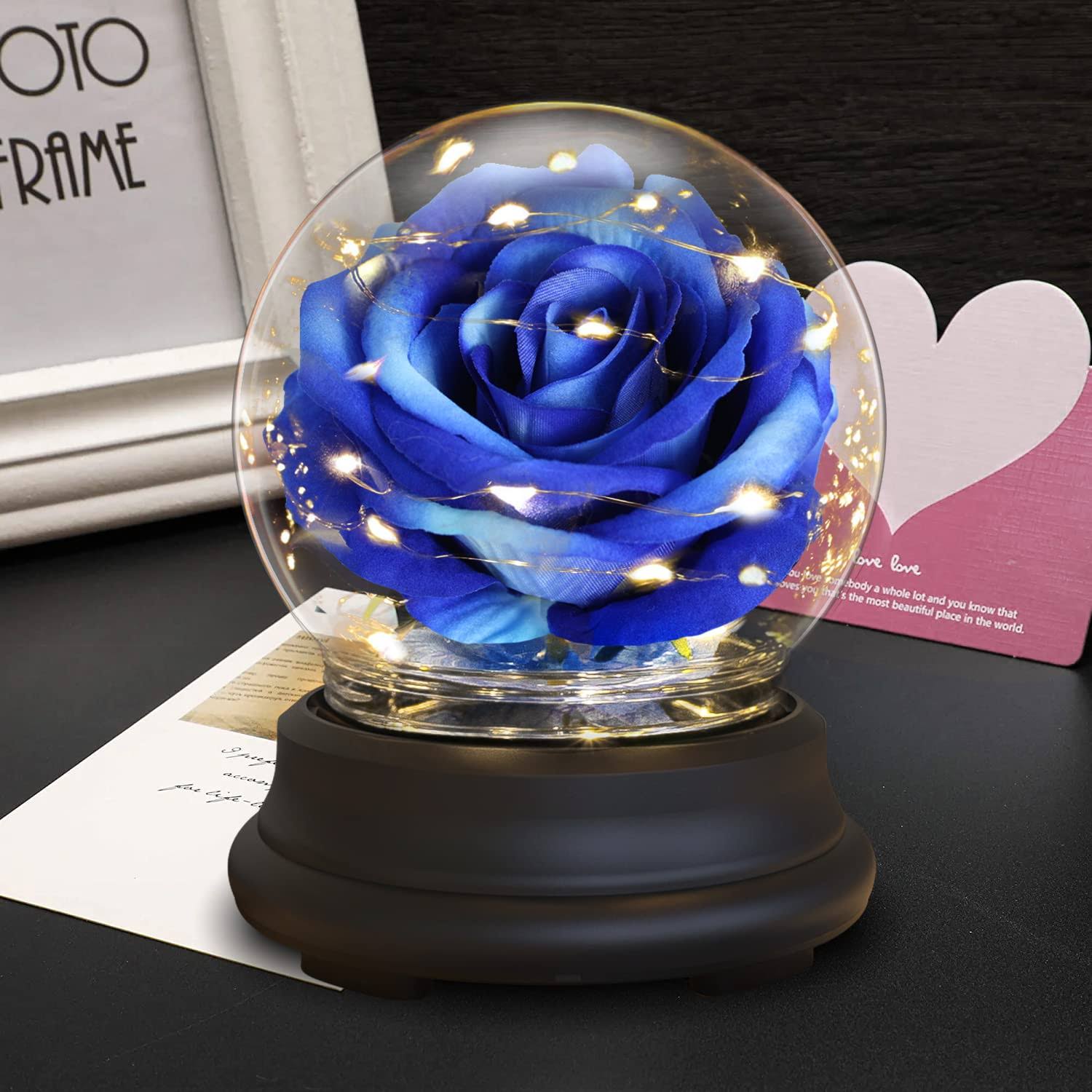 Rose Flower Gifts for Her,Birthday Gifts for Women,Women Gift for Christmas,Mom Gift for Xmas,Artificial Flower Rose for Her, Anniversary, Valentines