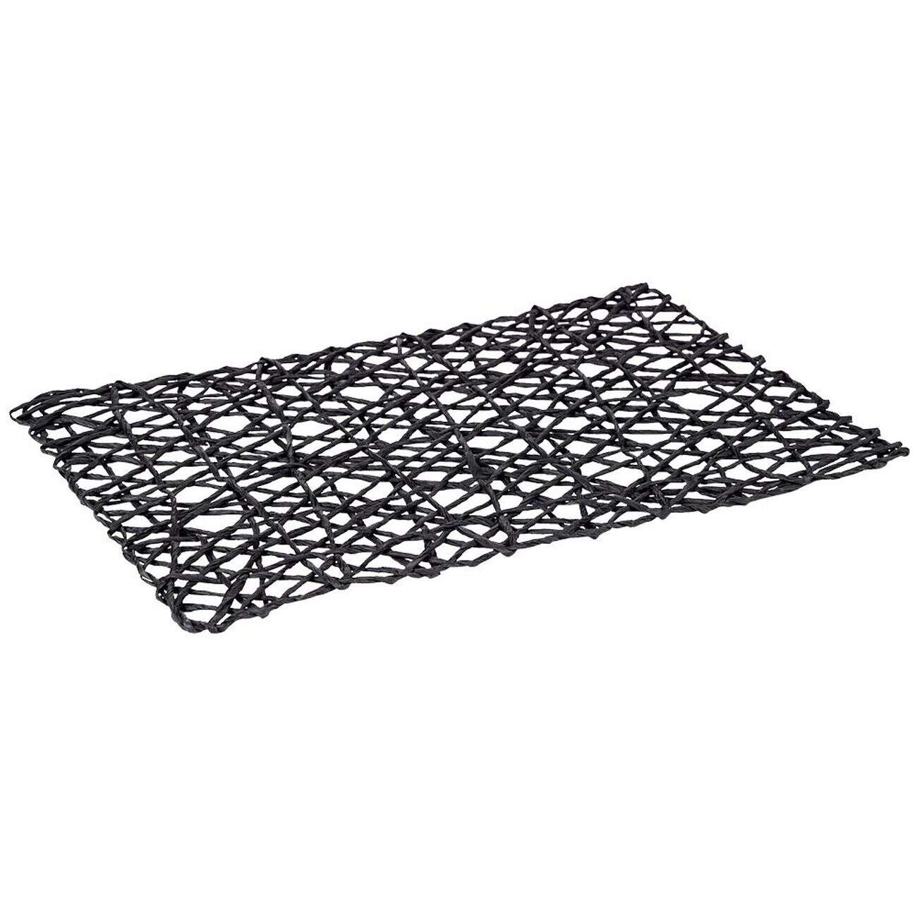 Set de table rectangulaire filaire noir