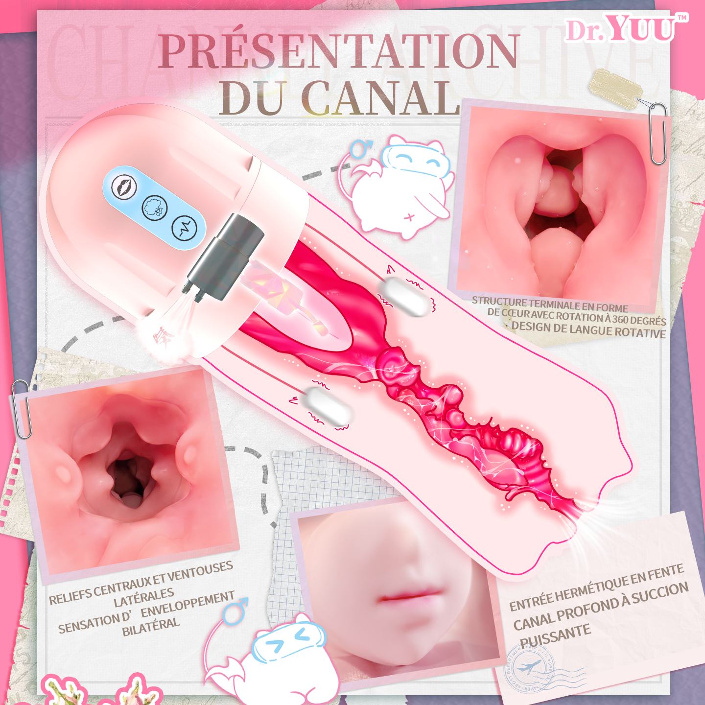 Détails du coussin Dr.YUU avec structure douce et soutien renforcé