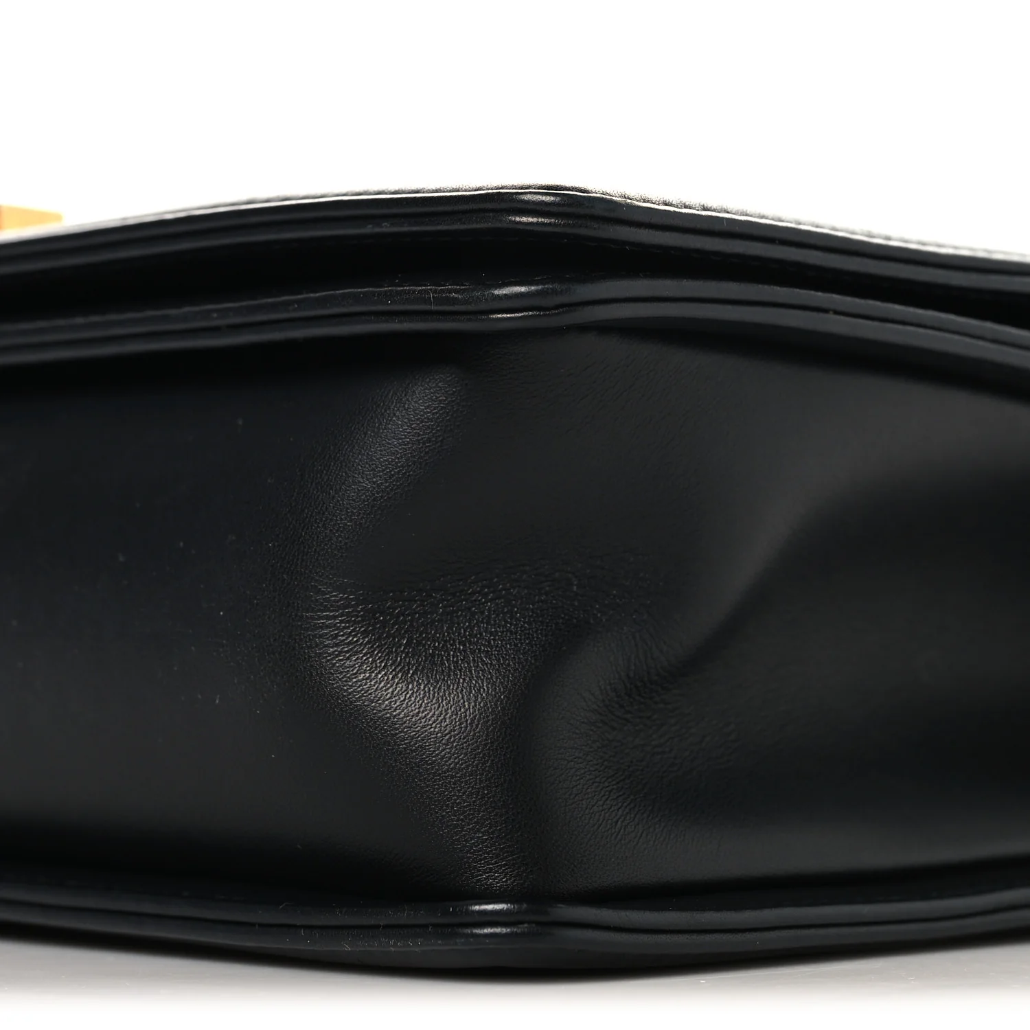Lambskin Quilted New Medium Boy Flap Black