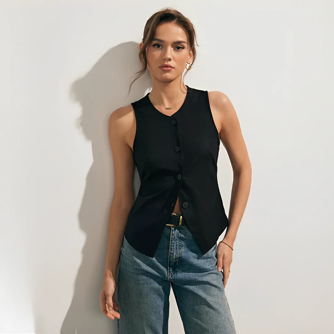 Windelyn - Blouse tendance sans manches