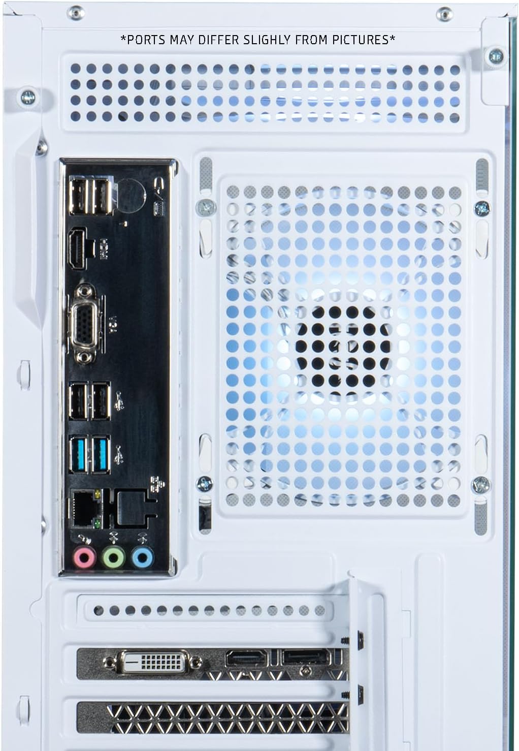ViprTech Stryker 1.0 Gaming PC - AMD Ryzen 7 (4.1GHz Turbo)  RX 580 8GB  16GB DDR4  500GB SSD  700W PSU  WiFi BT USB-C  Win 11 Pro  RGB  Desktop Computer Prebuilt  White