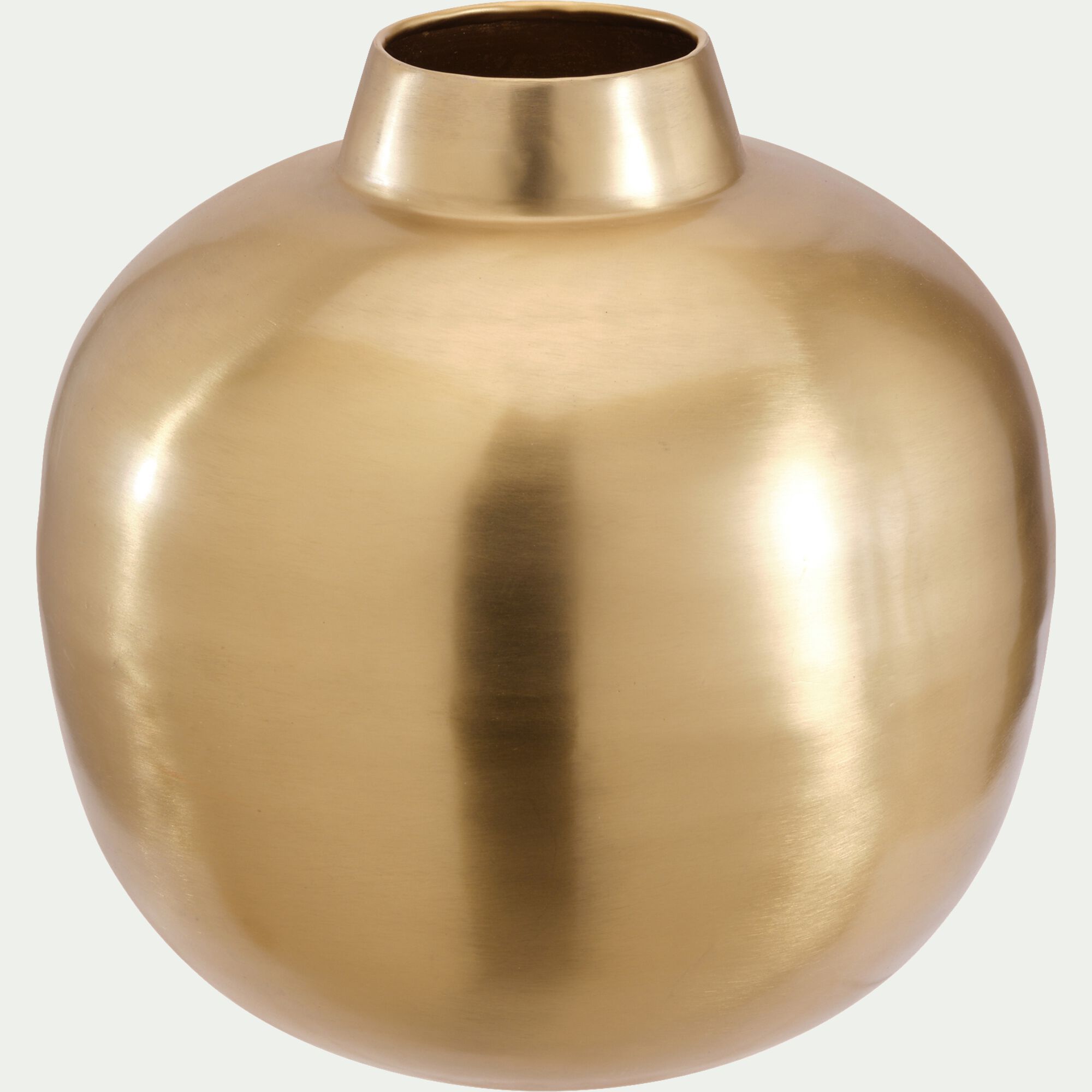 VALAYA - Vase boule en fer H32cm - doré