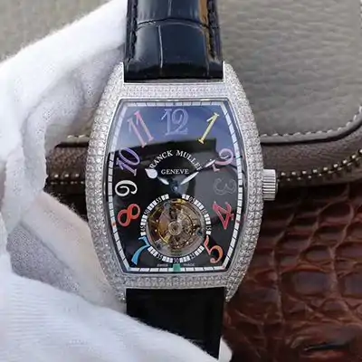 Franck Muller Crazy Color Dreams Tourbillon 8880 Black Dial