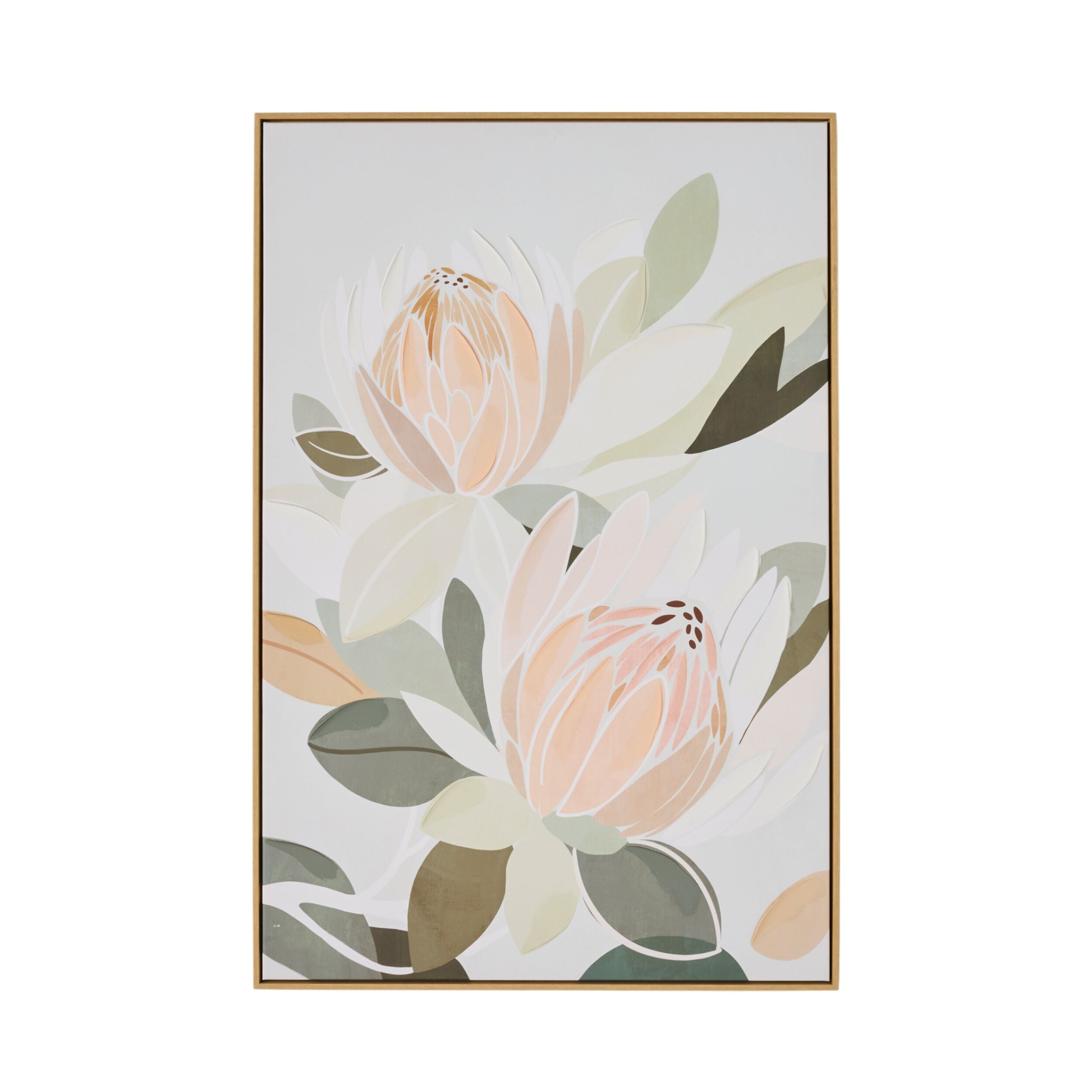 Soft Native Framed Canvas Print 80x120cm