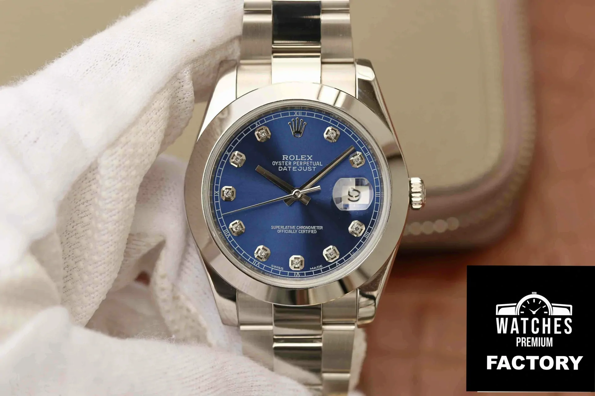 Rolex Datejust M126300 EW Factory Stainless Steel Strap