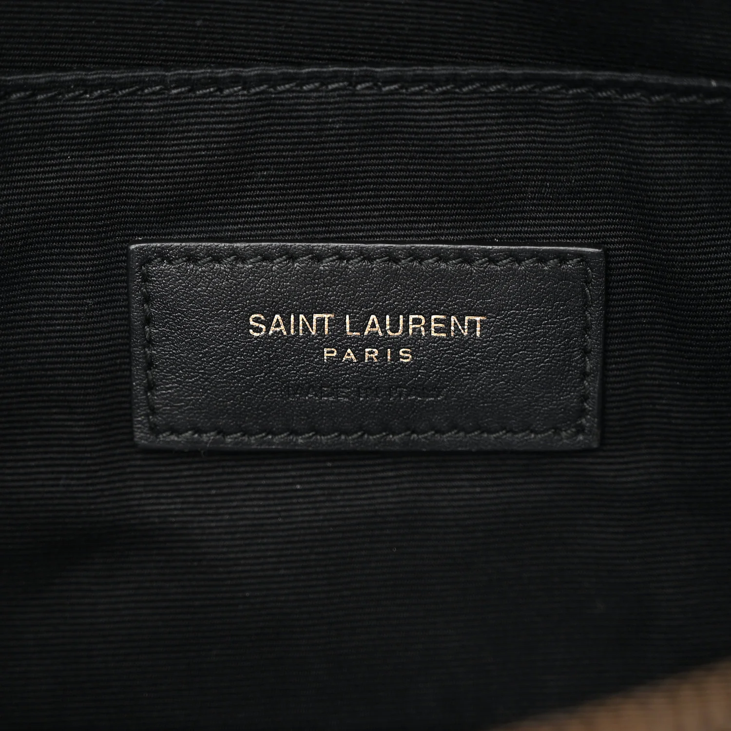 Grain De Poudre Monogram Belt Bag Black