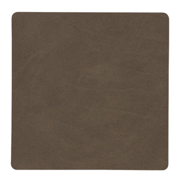 Square Nupo glassbrikke 10x10 cm caviar