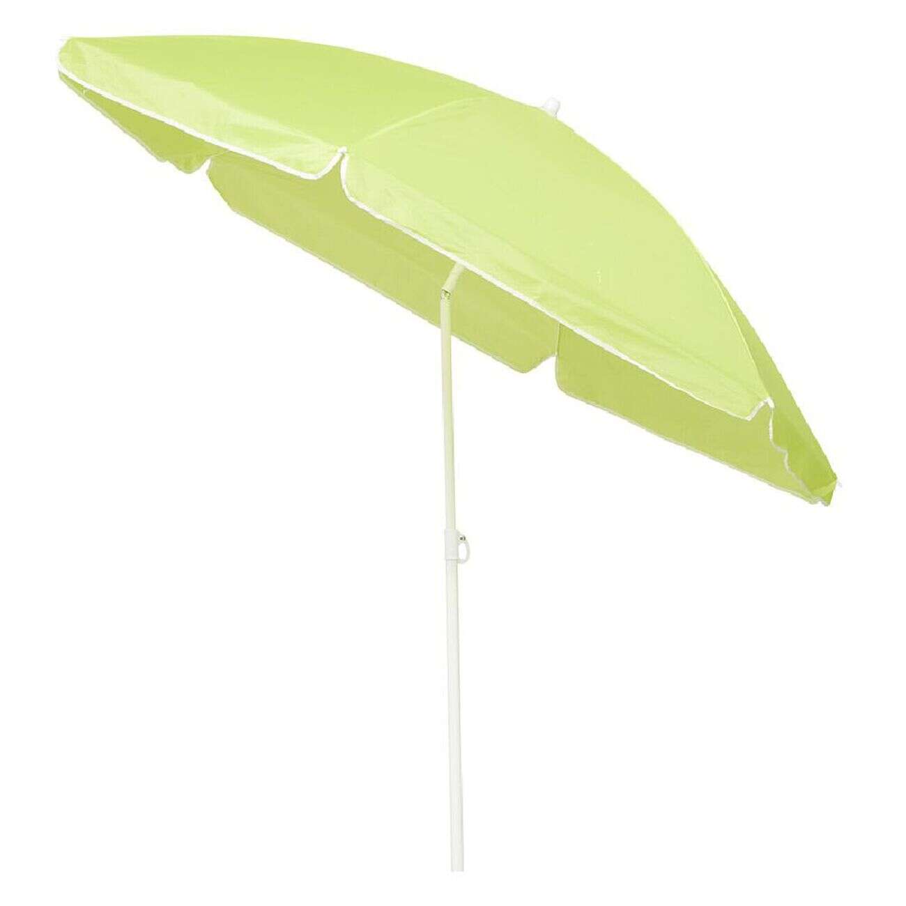 Parasol de plage uni Ø160xH190cm (3 modèles)