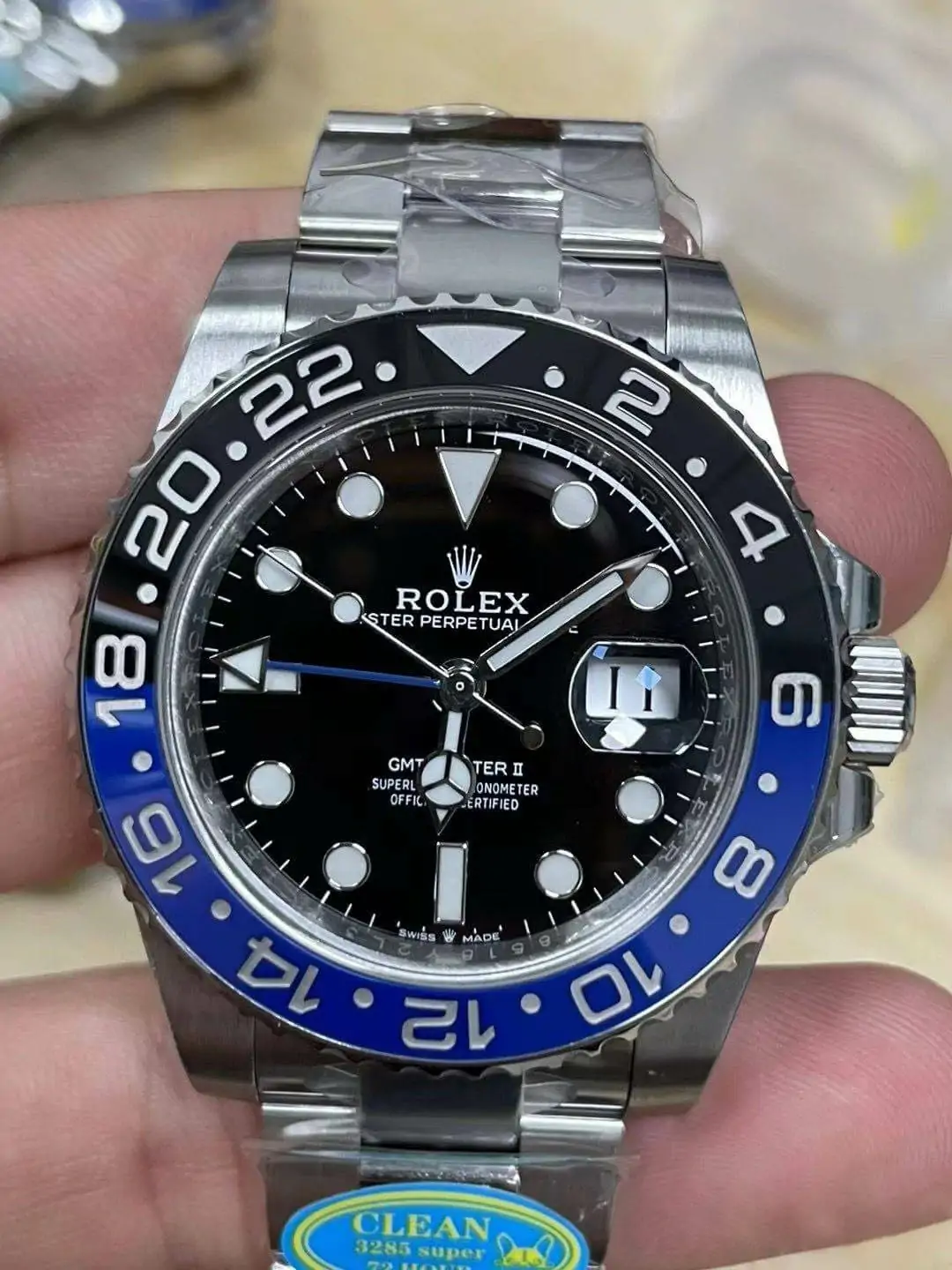 Rolex GMT Master II M126710blnr-0003 Clean Factory V3 Stainless Steel