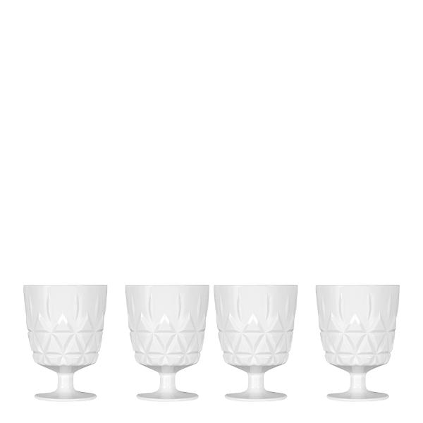 Juni piknik glass på stett 30 cl 4 stk
