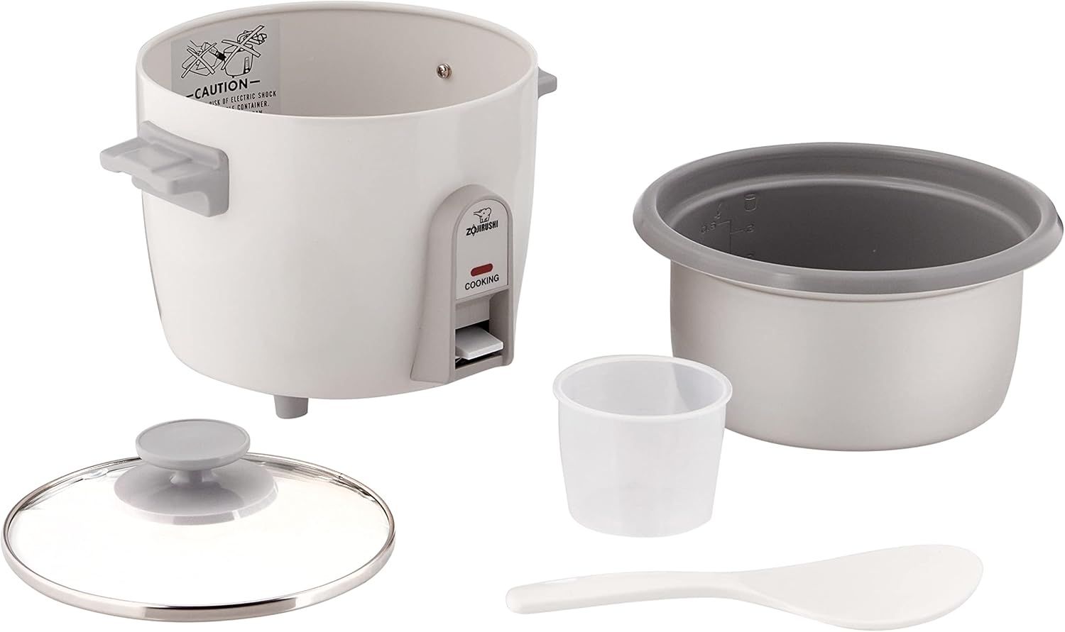 Zojirushi 3 Cup Rice Cooker/Steamer (White)