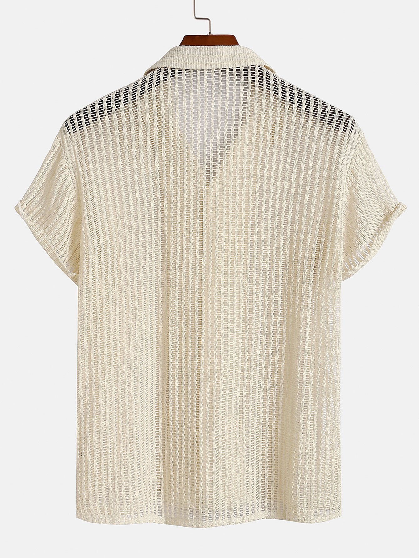 Chemise cubaine au crochet