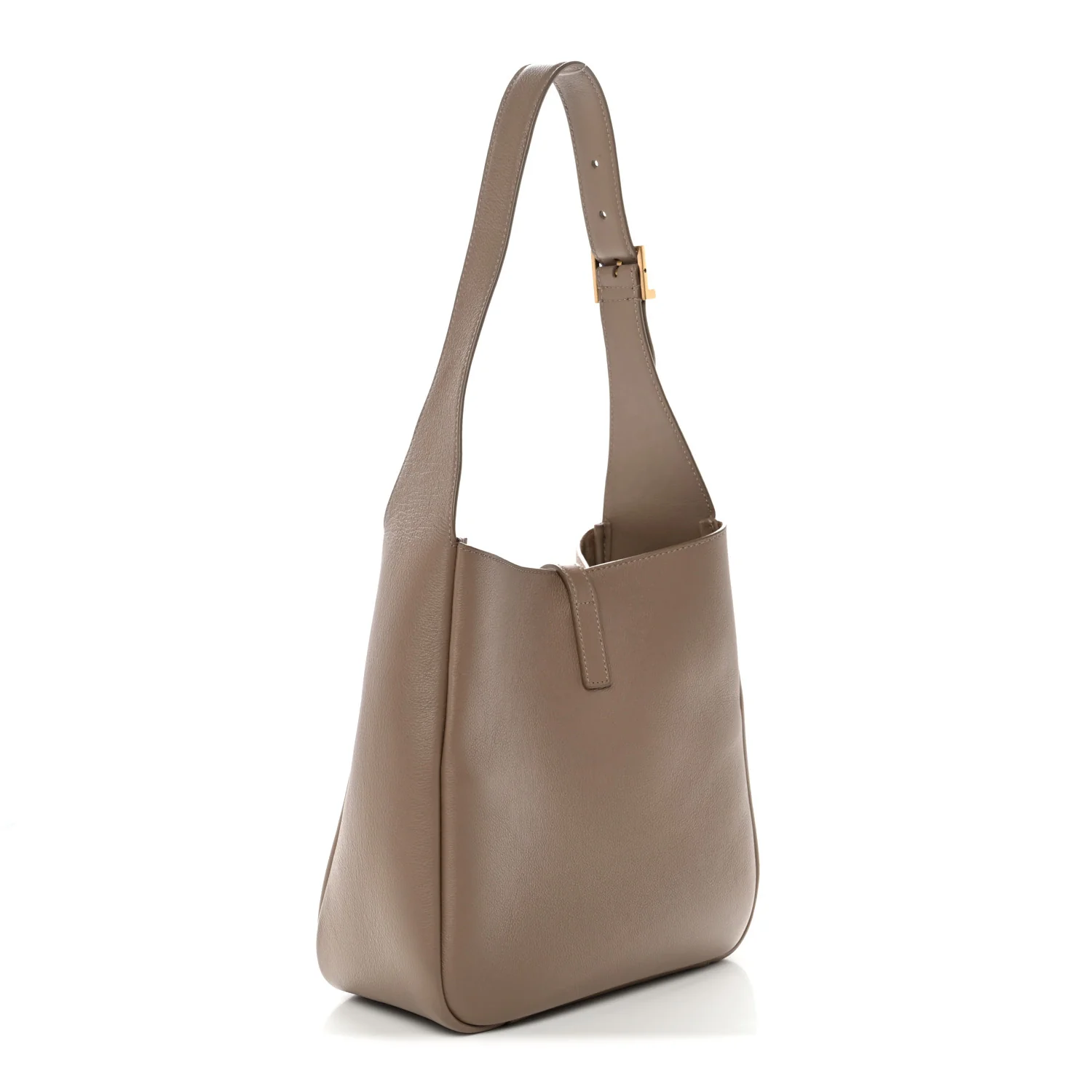Grained Calfskin Small Le 5 A 7 Soft Hobo Dusty Grey