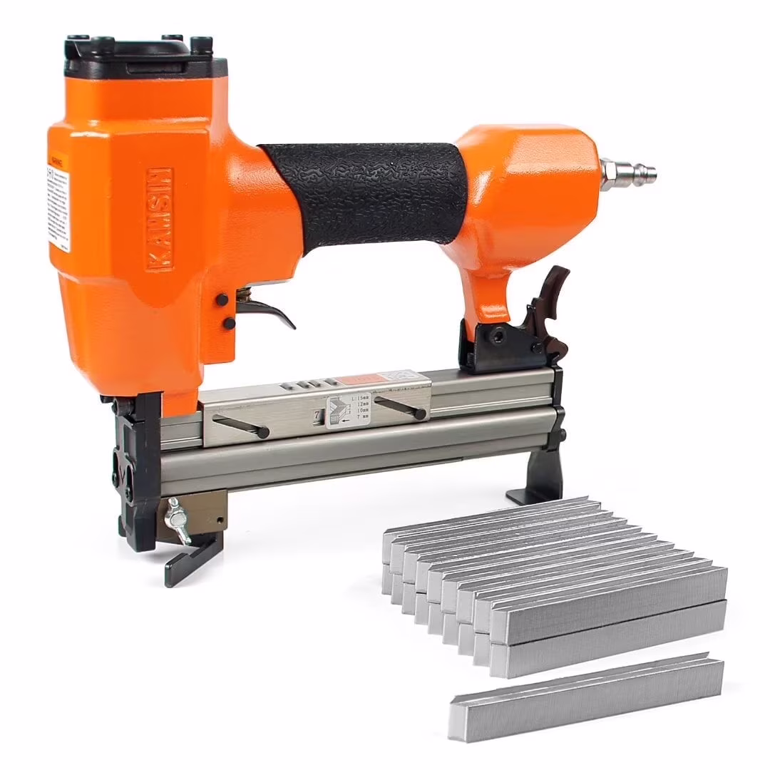 KAMSIN V1015 30 Gauge Pneumatic Framing Nail Gun, Picture Frame V Nailer 5/16'' to 19/32'', 1 Piece