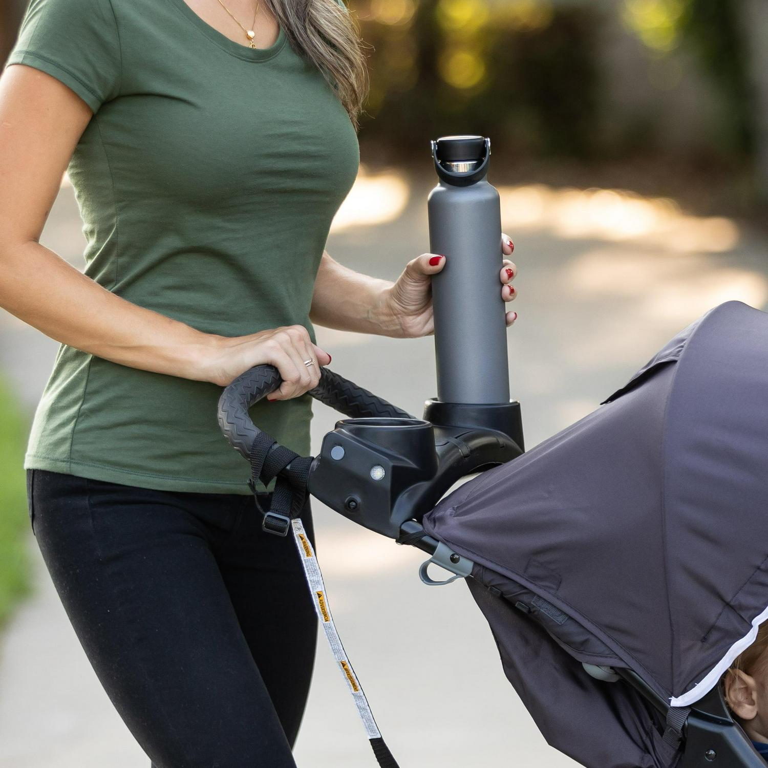 Xcel-R8 Plus Jogging Stroller with LED Lights. Liberty Grey - Image 6