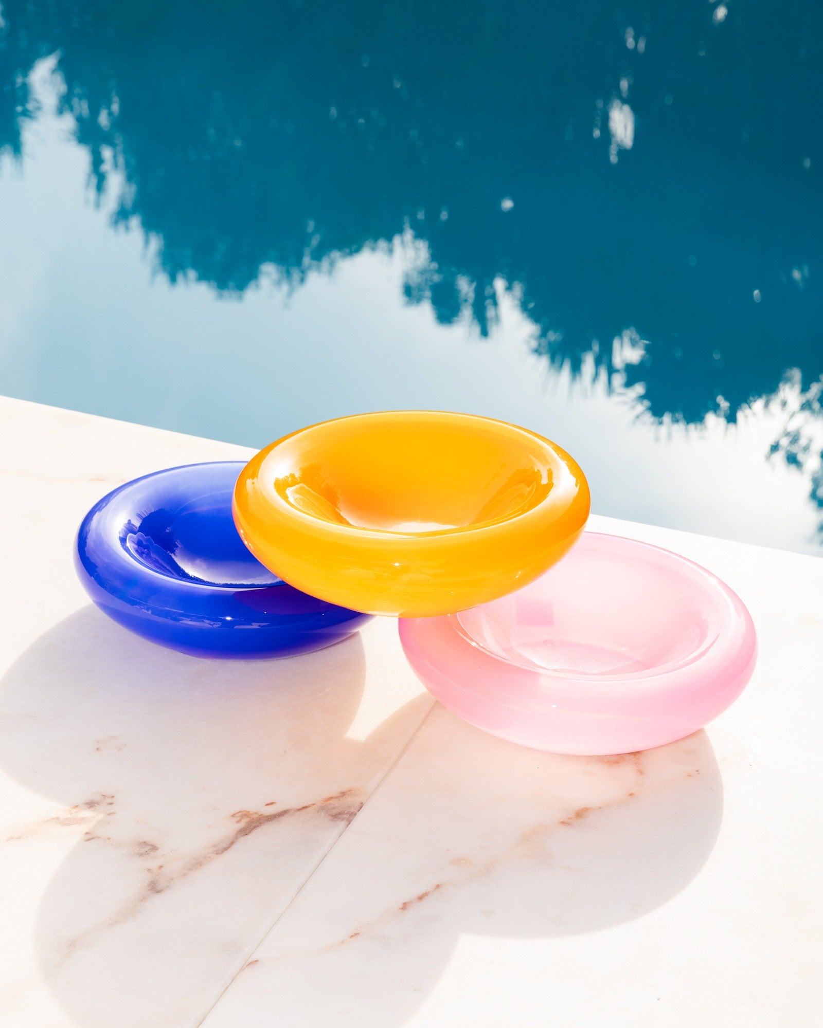 SEIA - SMALL GLASS BOWL ORANGE