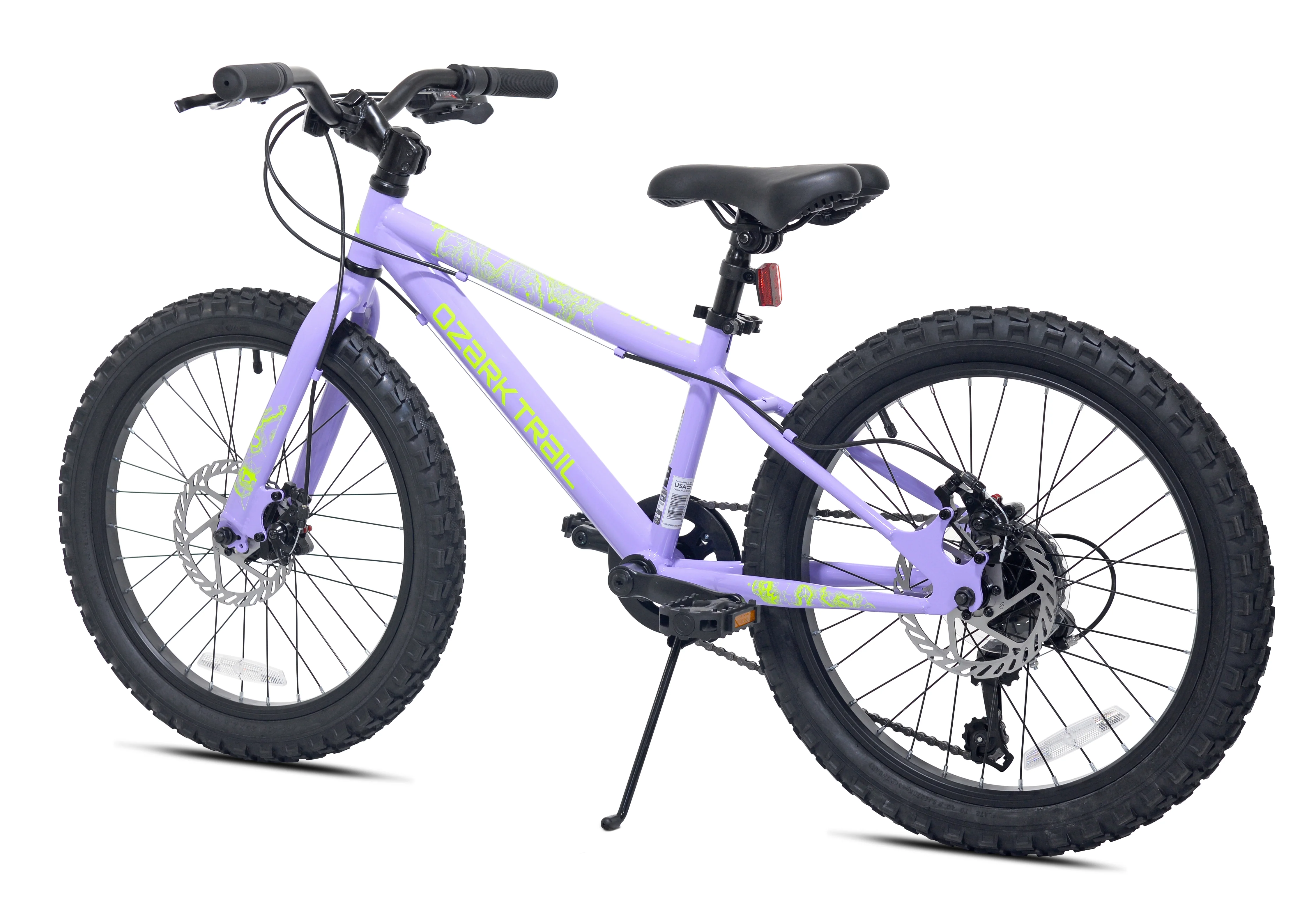 20" Vibe Mountain Bicycle, 7 Speed, Fits Rider 3'11" 4'4", Purple, Teen, Unisex Image 4