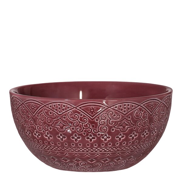 Orient bolle M 15 cm vinrød