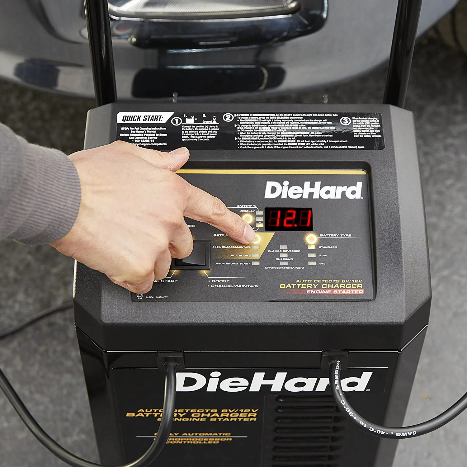 DI10348 71341 250 Amps Engine Starter and Automotive Battery Charger - Image 10