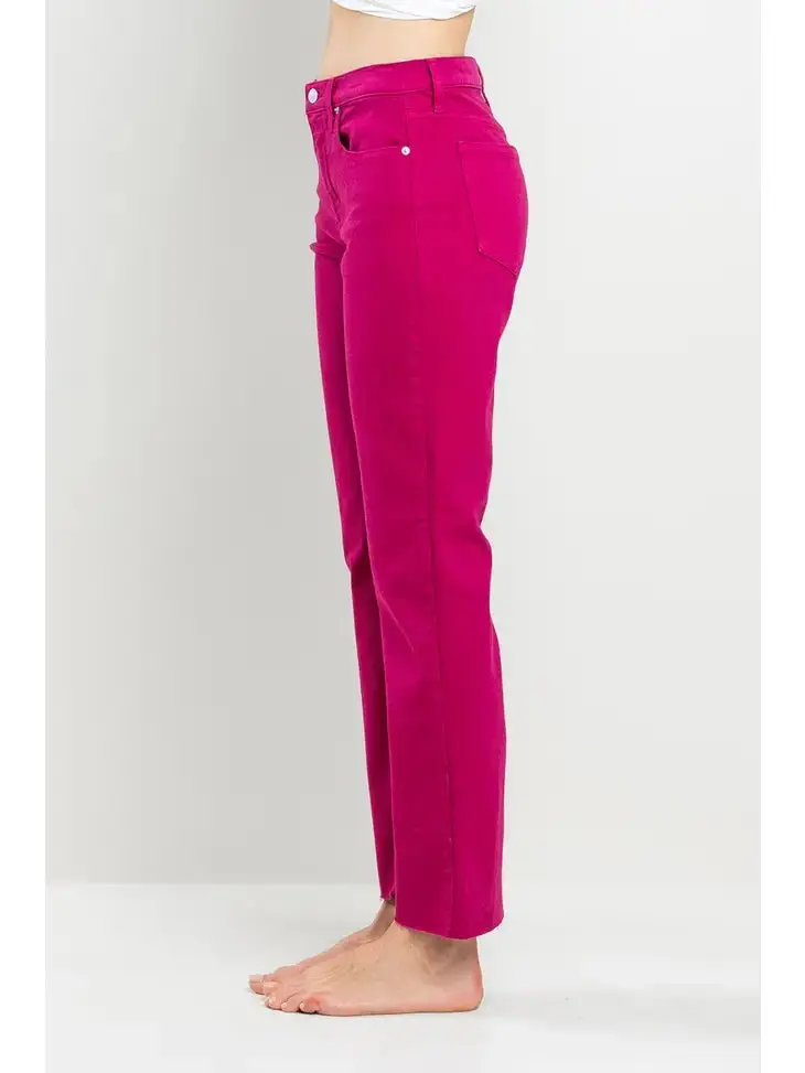 High Rise Straight Pants