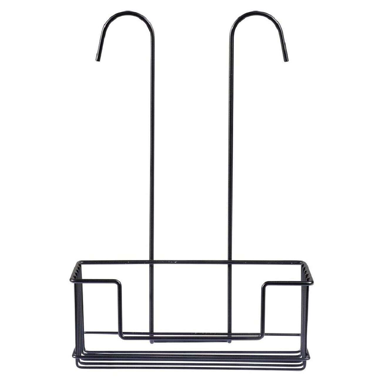 Serviteur de douche mitigeur métal noir