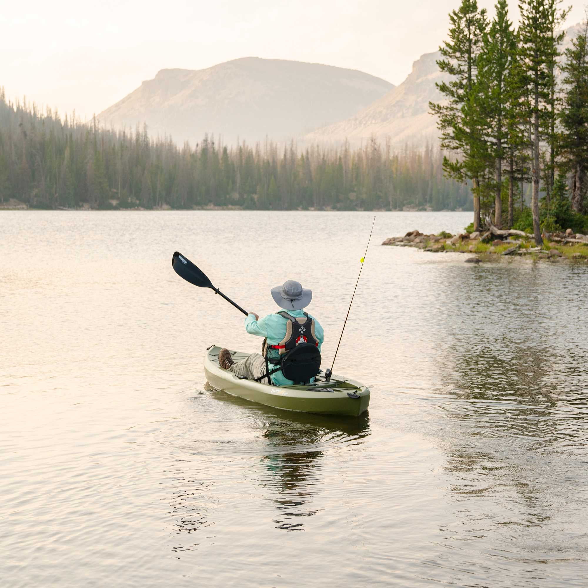 Lifetime Tamarack Angler 10 Ft. Fishing Kayak, Volcano Fusion (91340)