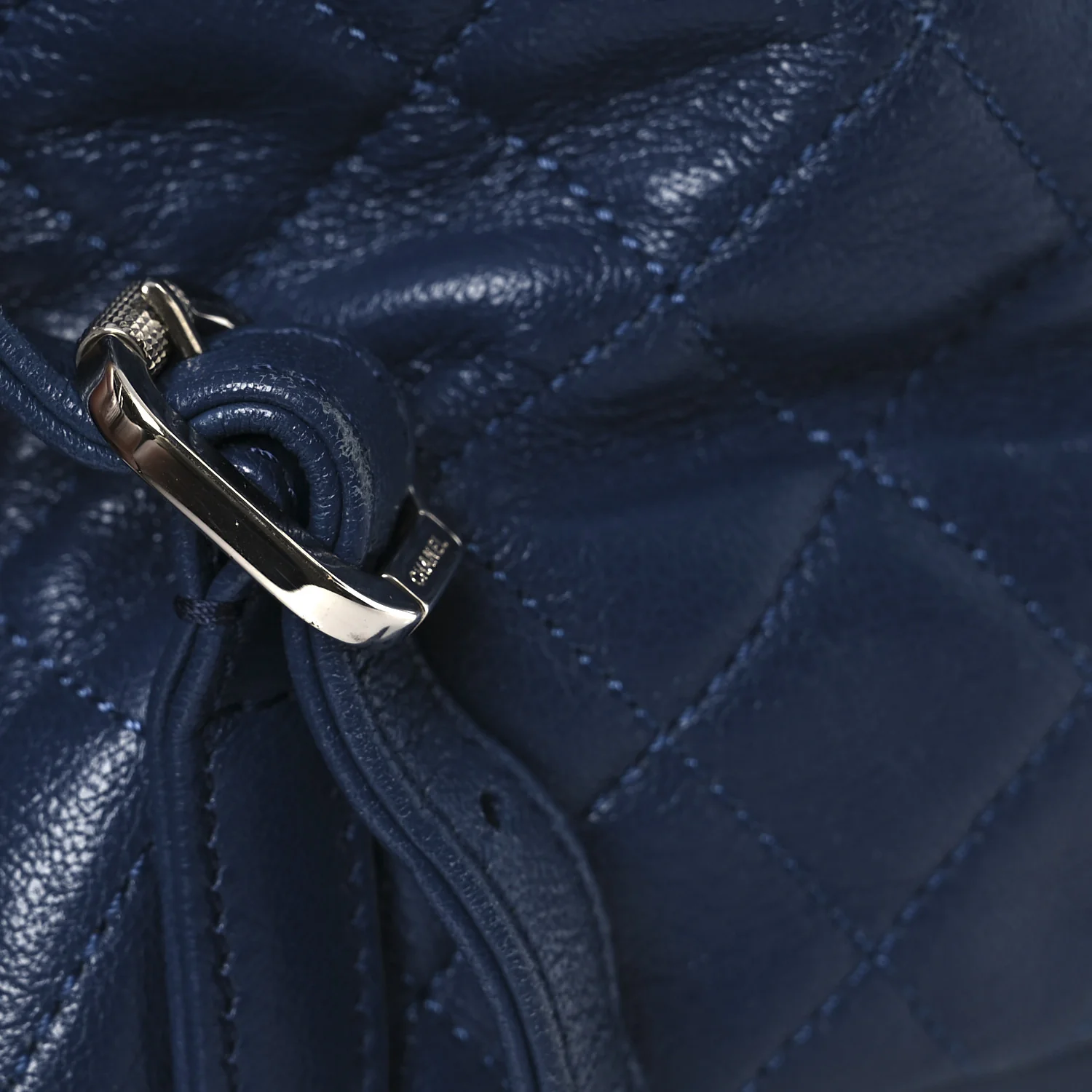 Calfskin Quilted Small Urban Spirit Backpack Blue