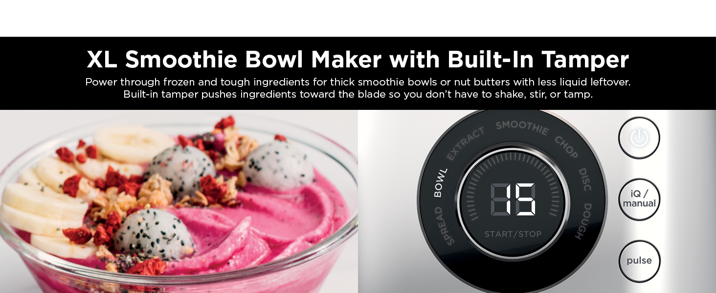 Food processor Crushing blender Smoothie bowl Power