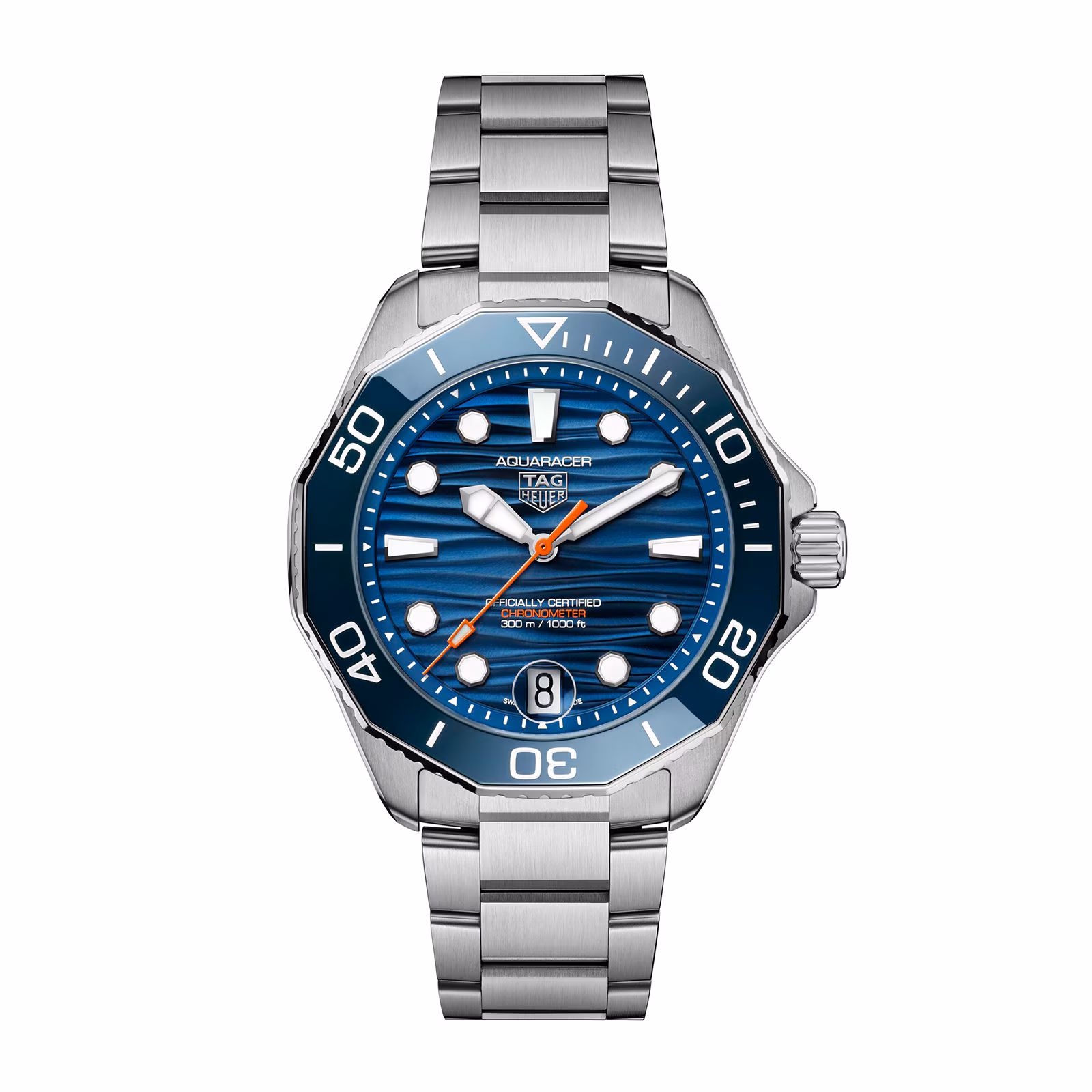 【Super Clone】TAG Heuer Aquaracer Professional 300 Date 42mm Mens Watch Blue WBP5111.BA0013