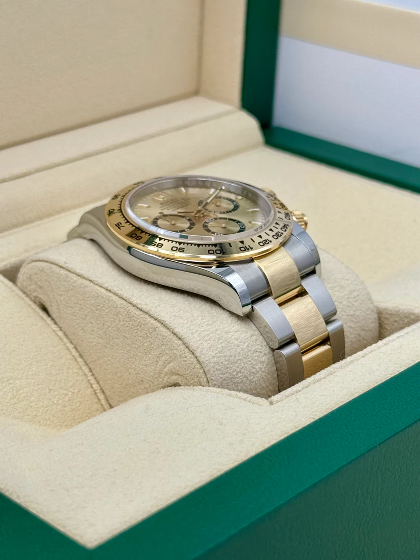 [Super Clone]Rolex Daytona 40mm Two.Tone champagne Dial  m126503-0004
