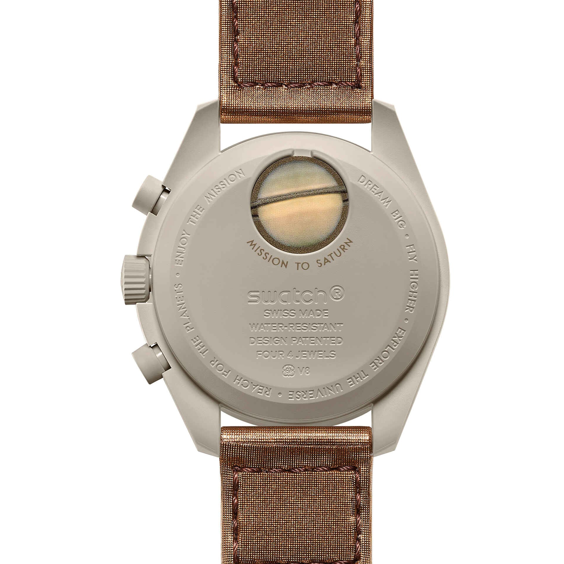 [Super Clone]Swatch x Omega SO33T100 Bioceramic Moonswatch Mission to Saturn
