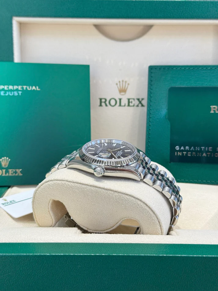 [Super Clone]RLX  Datejust 36mm 126234-0049 Blue Fluted Motif Dial Jubilee Bracelet