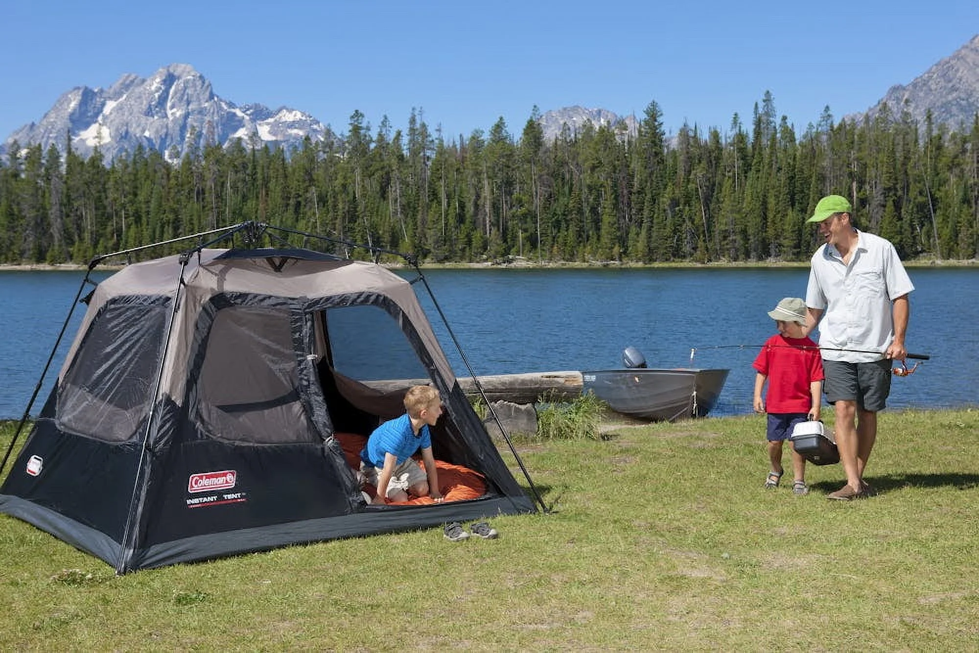 Coleman 4 - Person Cabin Camping Tent with Instant Setup